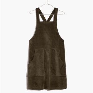 Madewell Dried Olive Velveteen Jumper XXS